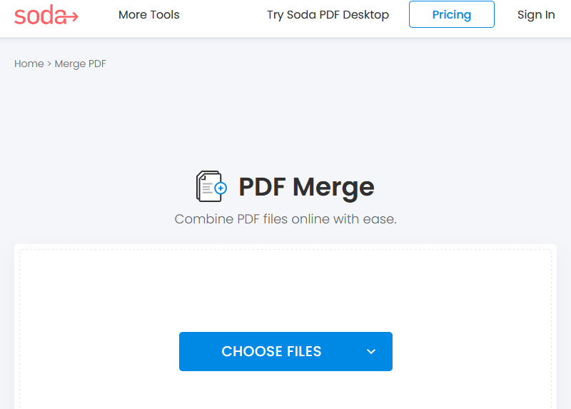 PDF merger by SodaPDF